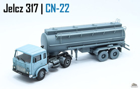 Jelcz 317 + Cysterna CN-22 - 1/87