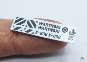 Kalkomania Waryński K-606 - 1/87
