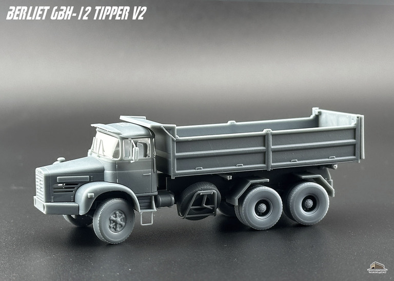 Berliet GBH-12 6x4 Wywrotka V2 - 1/72 (2)